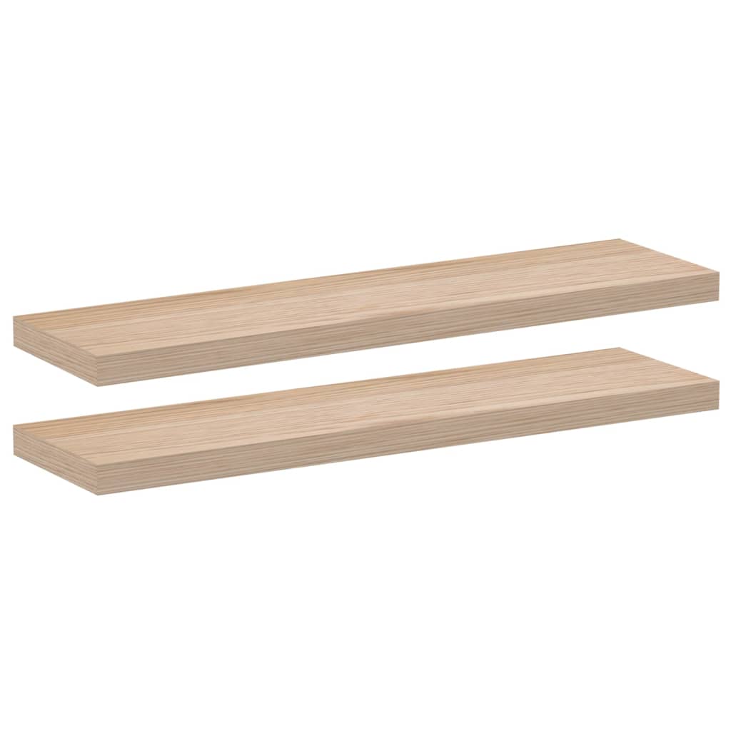 Floating Shelves 2 pcs 90x23.5x4 cm Engineered Wood