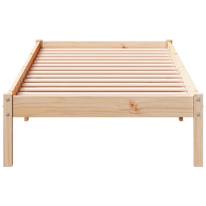 Extra Long Bed Frame without Mattress 90x220 cm Solid Wood Pine