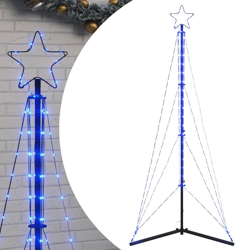 Christmas Tree Light 363 LEDs Blue 180 cm