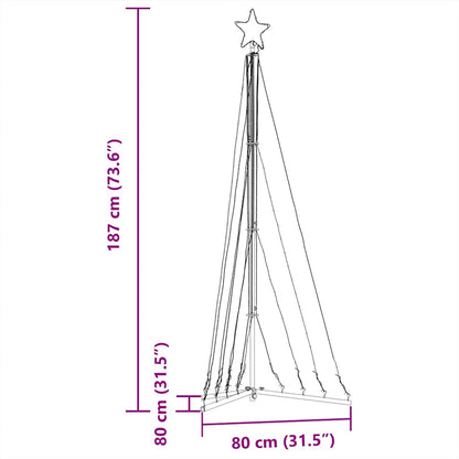 Christmas Tree Light 339 LEDs Warm White 180 cm