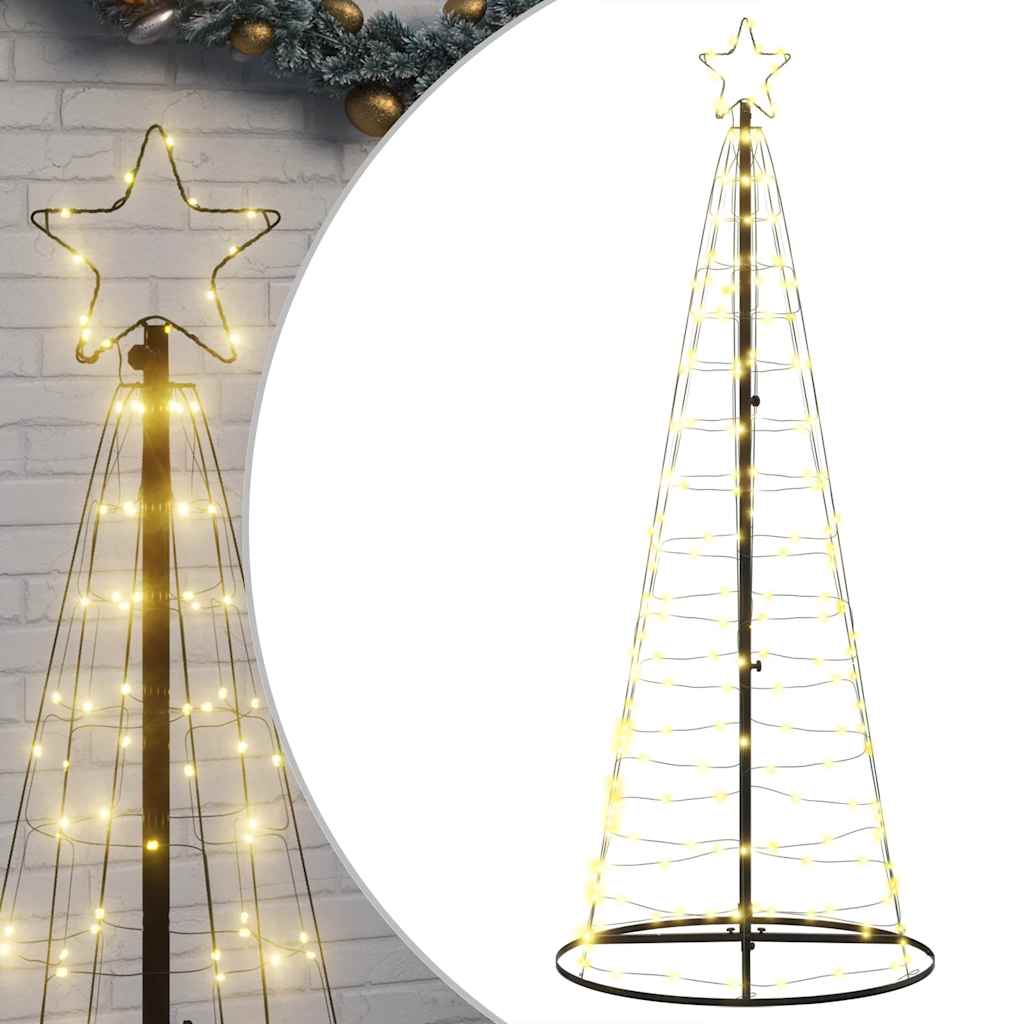 Christmas Tree Light Cone 200 LEDs Warm White 182 cm