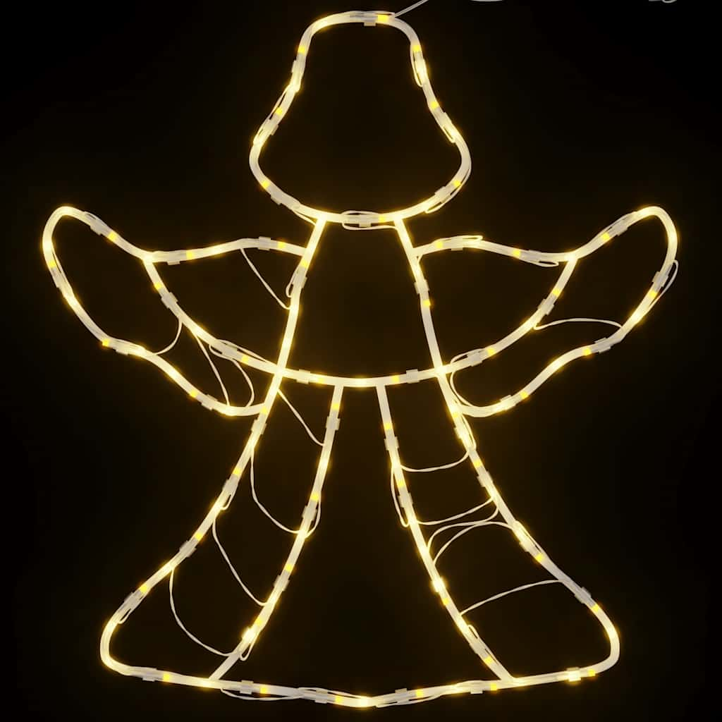 Christmas Lights Angel Silhouette 2 pcs 50 LEDs Warm White