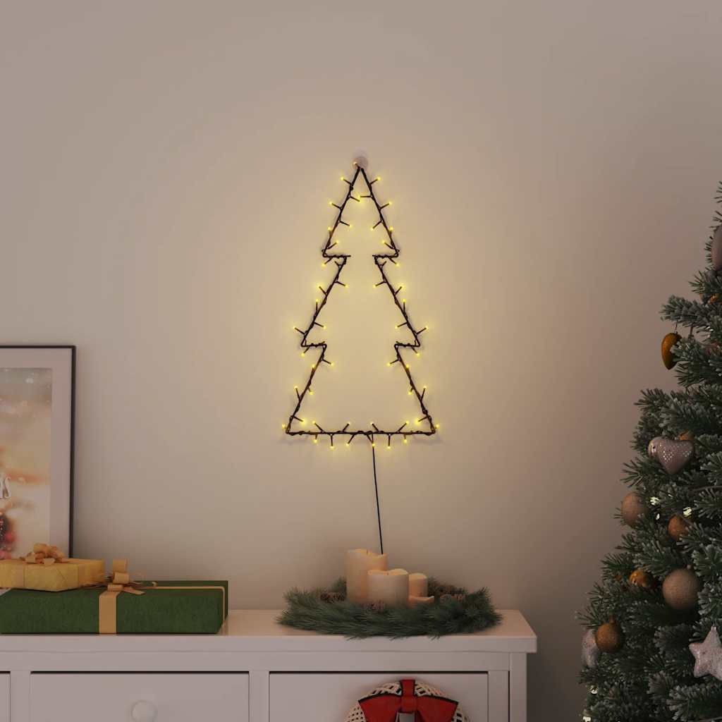 Christmas Lights Christmas Tree Silhouette 80 LEDs Warm White