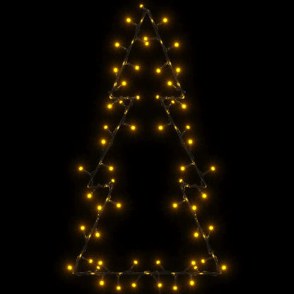 Christmas Lights Christmas Tree Silhouette 80 LEDs Warm White