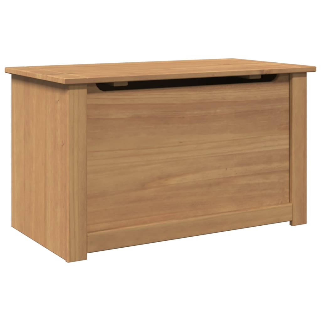 Storage Chest with Lid Panama 79x42x46 cm Solid Wood Pine