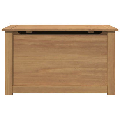 Storage Chest with Lid Panama 79x42x46 cm Solid Wood Pine