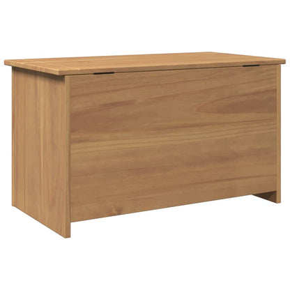 Storage Chest with Lid Panama 79x42x46 cm Solid Wood Pine