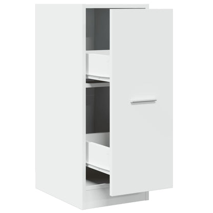 Apothecary Cabinet White 30x41x77.5 cm Engineered Wood