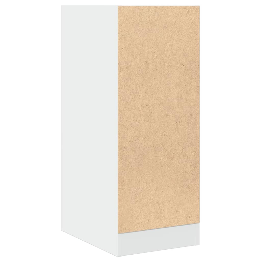 Apothecary Cabinet White 30x41x77.5 cm Engineered Wood