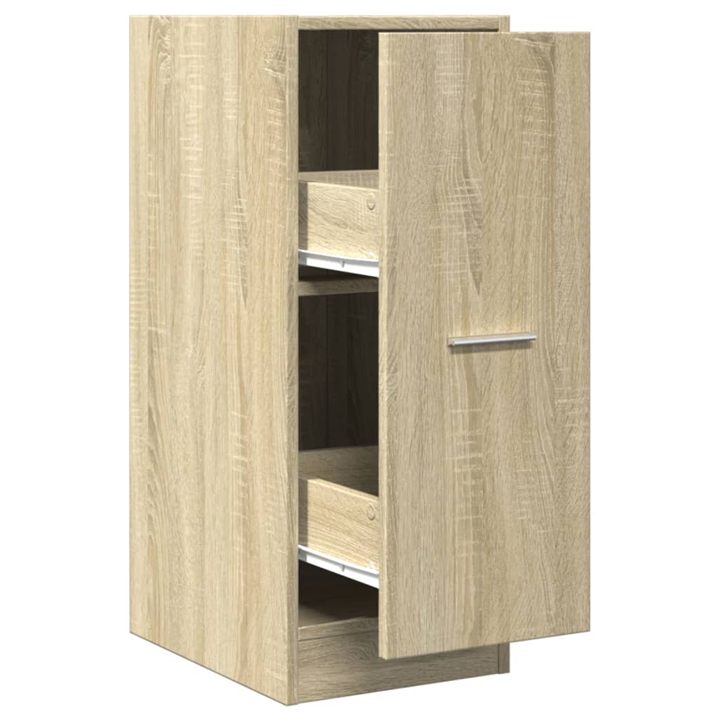 Apothecary Cabinet Sonoma Oak 30x41x77.5 cm Engineered Wood