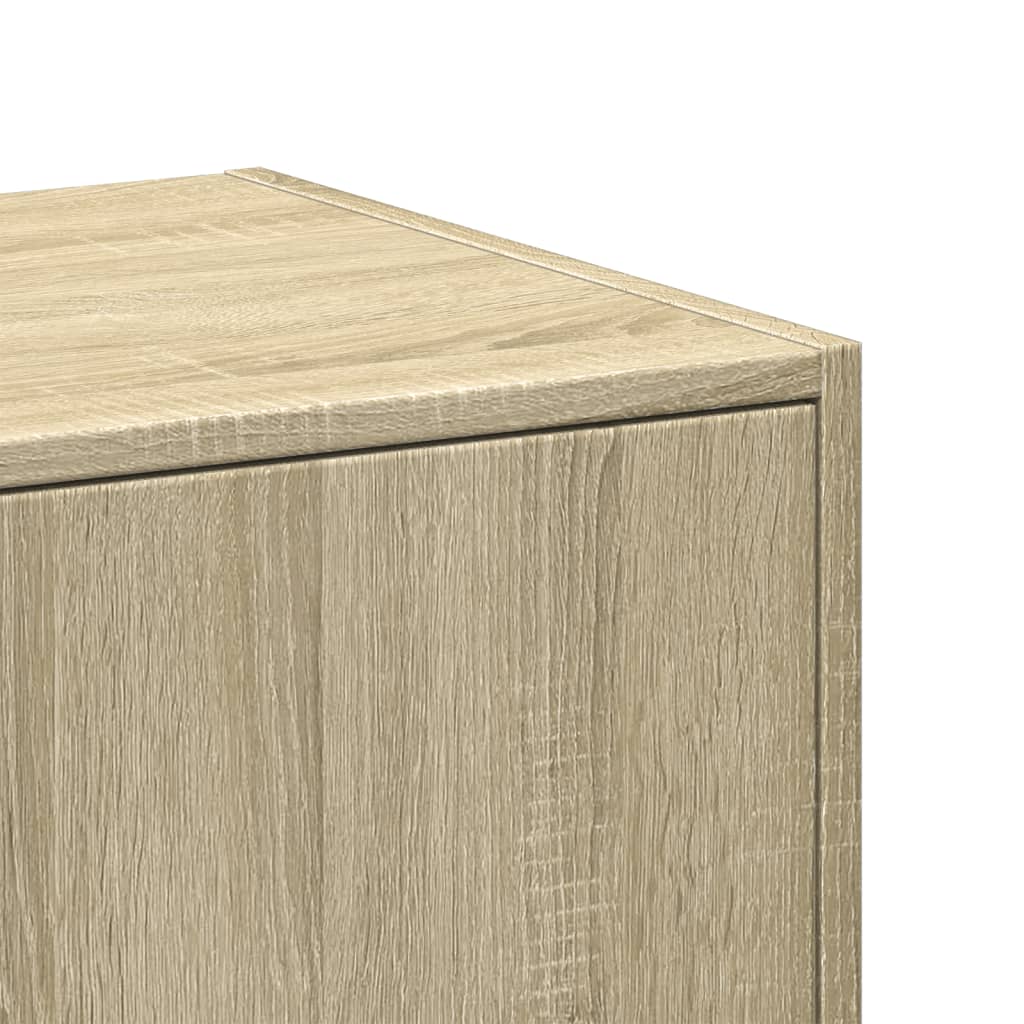 Apothecary Cabinet Sonoma Oak 30x41x77.5 cm Engineered Wood