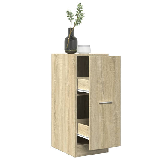 Apothecary Cabinet Sonoma Oak 30x41x77.5 cm Engineered Wood