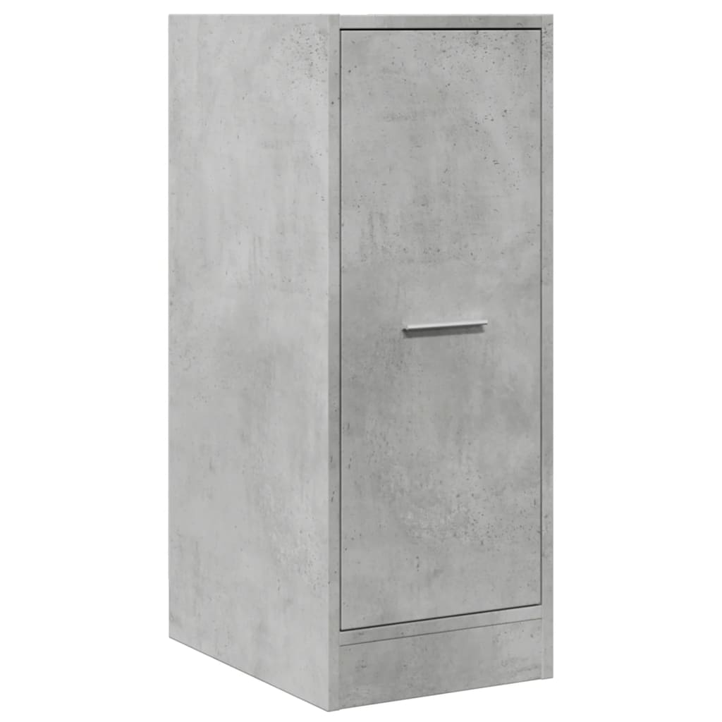 Apothecary Cabinet Concrete Grey 30x41x77.5 cm Engineered Wood