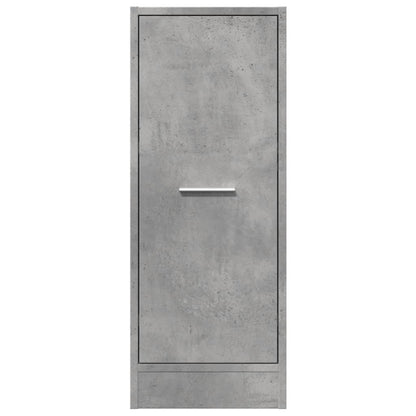 Apothecary Cabinet Concrete Grey 30x41x77.5 cm Engineered Wood