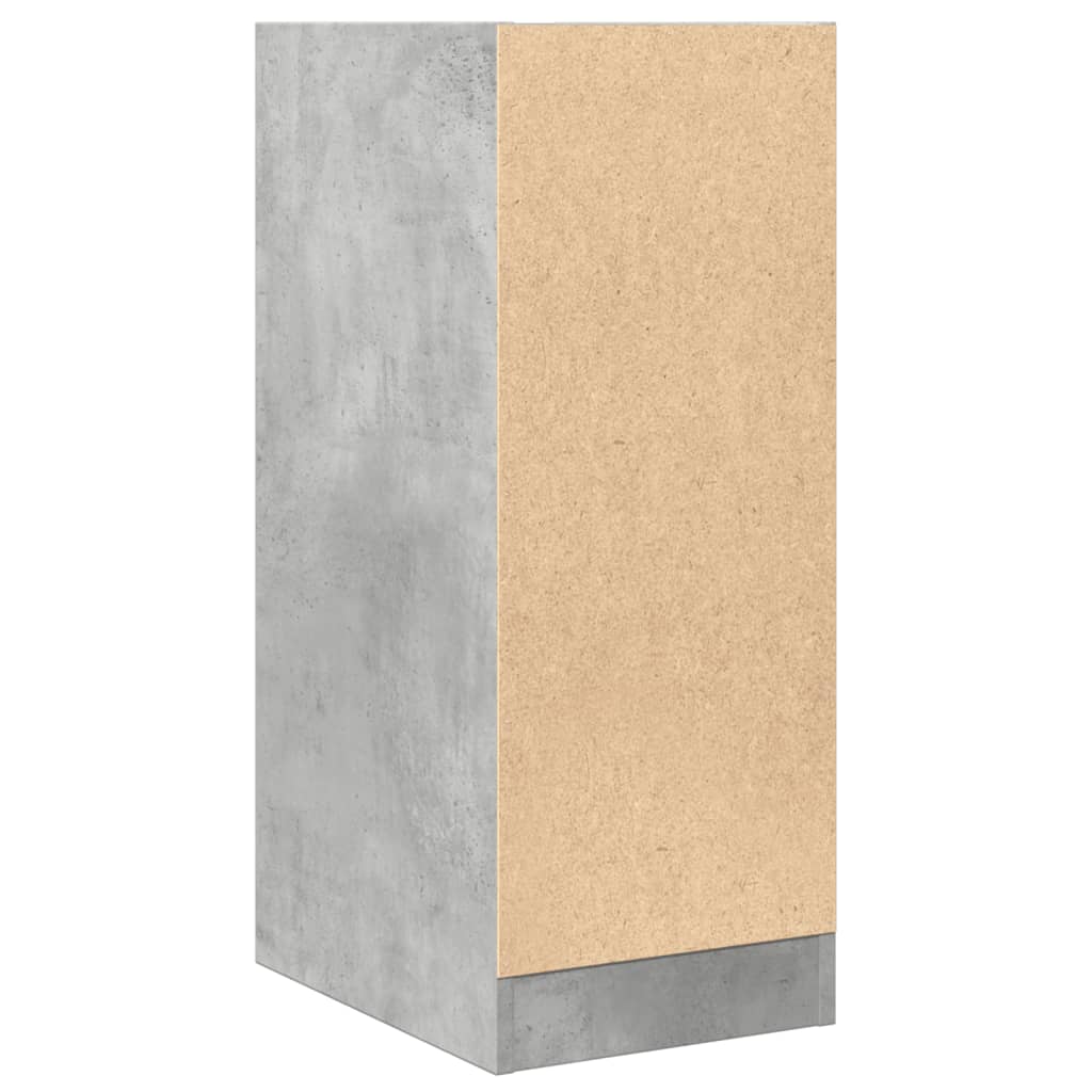 Apothecary Cabinet Concrete Grey 30x41x77.5 cm Engineered Wood