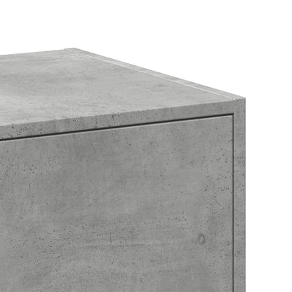 Apothecary Cabinet Concrete Grey 30x41x77.5 cm Engineered Wood