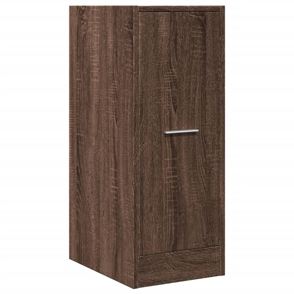 Apothecary Cabinet Brown Oak 30x41x77.5 cm Engineered Wood