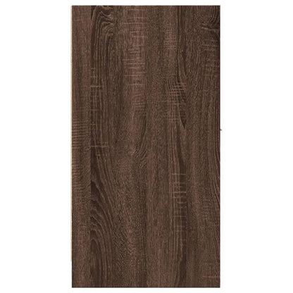 Apothecary Cabinet Brown Oak 30x41x77.5 cm Engineered Wood