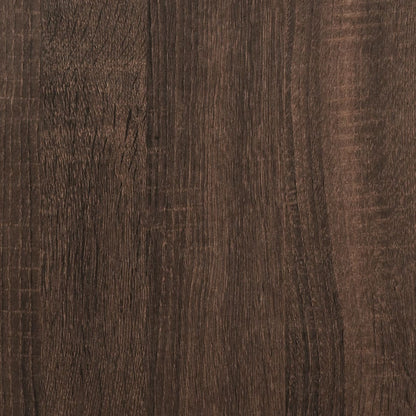 Apothecary Cabinet Brown Oak 30x41x77.5 cm Engineered Wood