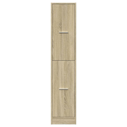 Apothecary Cabinet Sonoma Oak 30x41x144.5 cm Engineered Wood