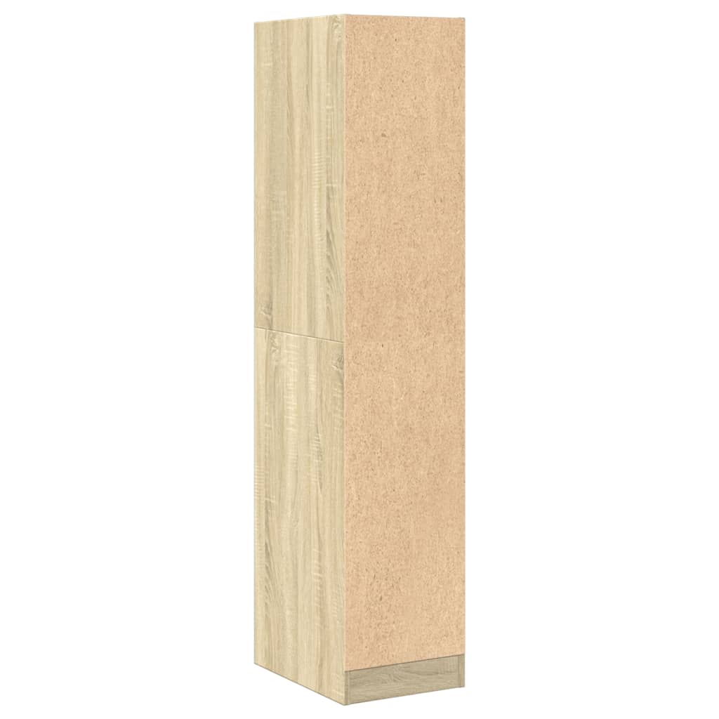 Apothecary Cabinet Sonoma Oak 30x41x144.5 cm Engineered Wood