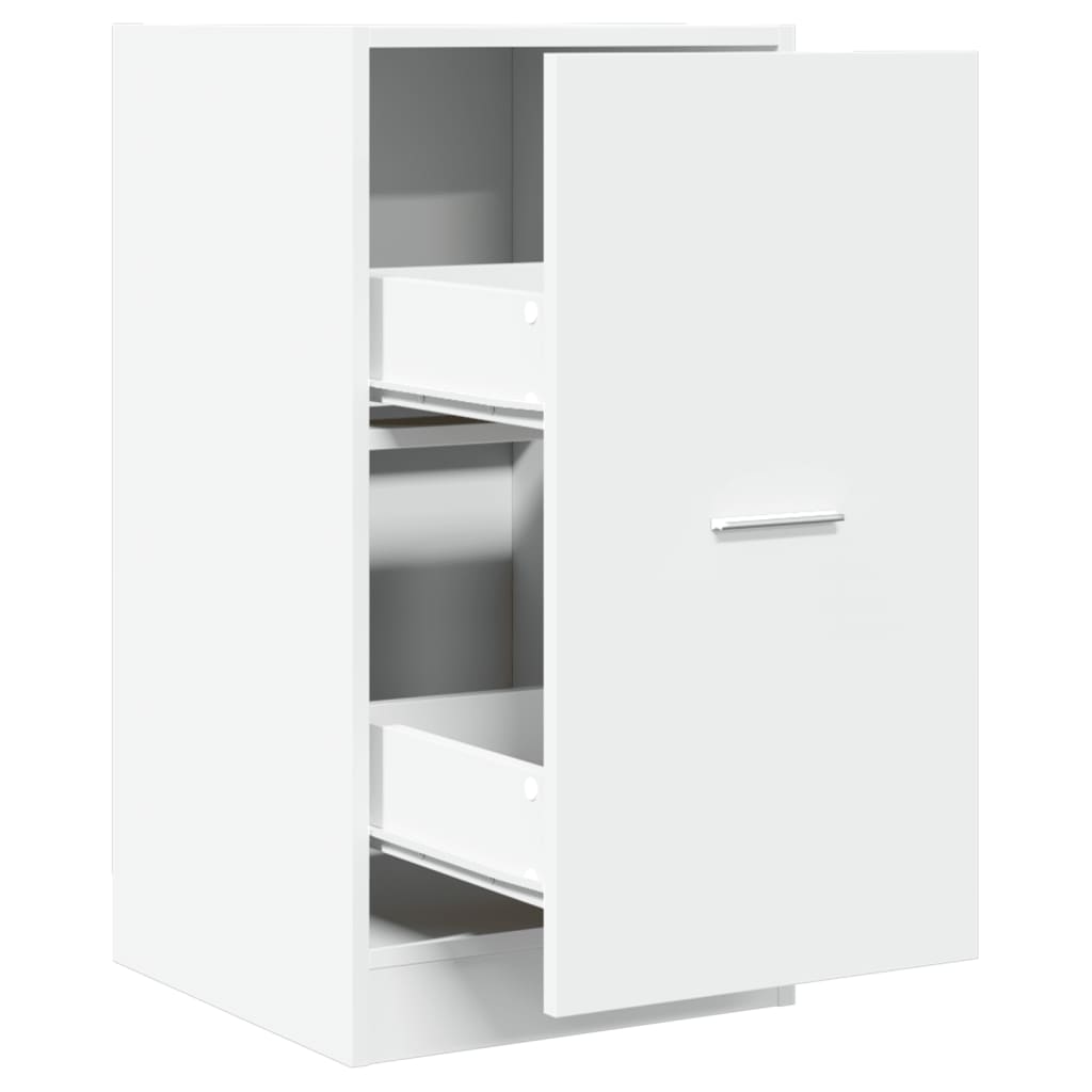 Apothecary Cabinet White 40x41x77.5 cm Engineered Wood