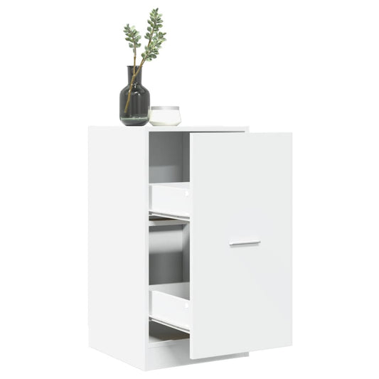 Apothecary Cabinet White 40x41x77.5 cm Engineered Wood