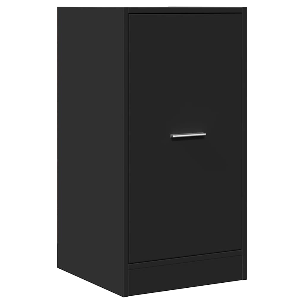 Apothecary Cabinet Black 40x41x77.5 cm Engineered Wood