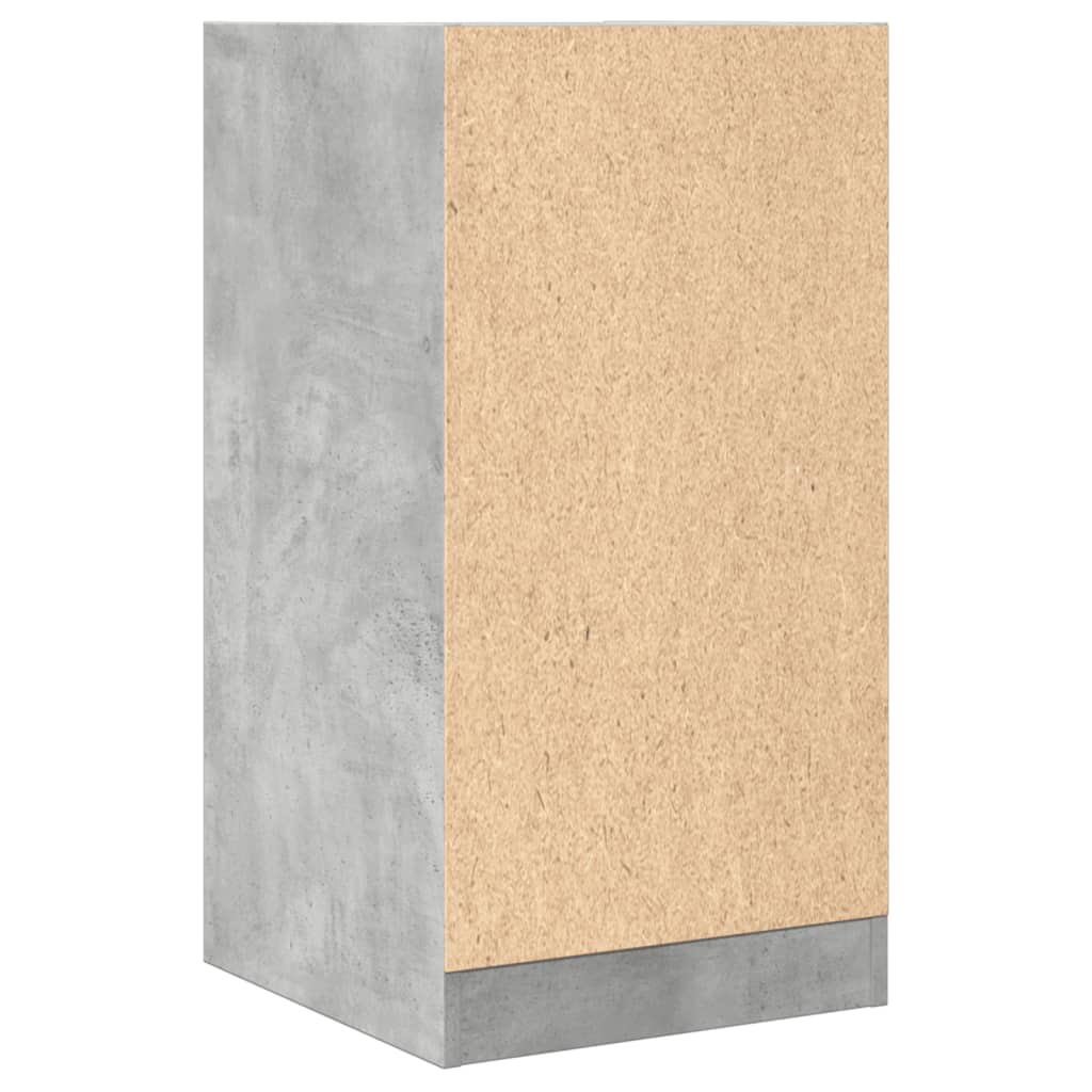 Apothecary Cabinet Concrete Grey 40x41x77.5 cm Engineered Wood