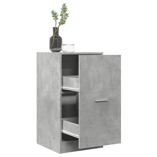 Apothecary Cabinet Concrete Grey 40x41x77.5 cm Engineered Wood