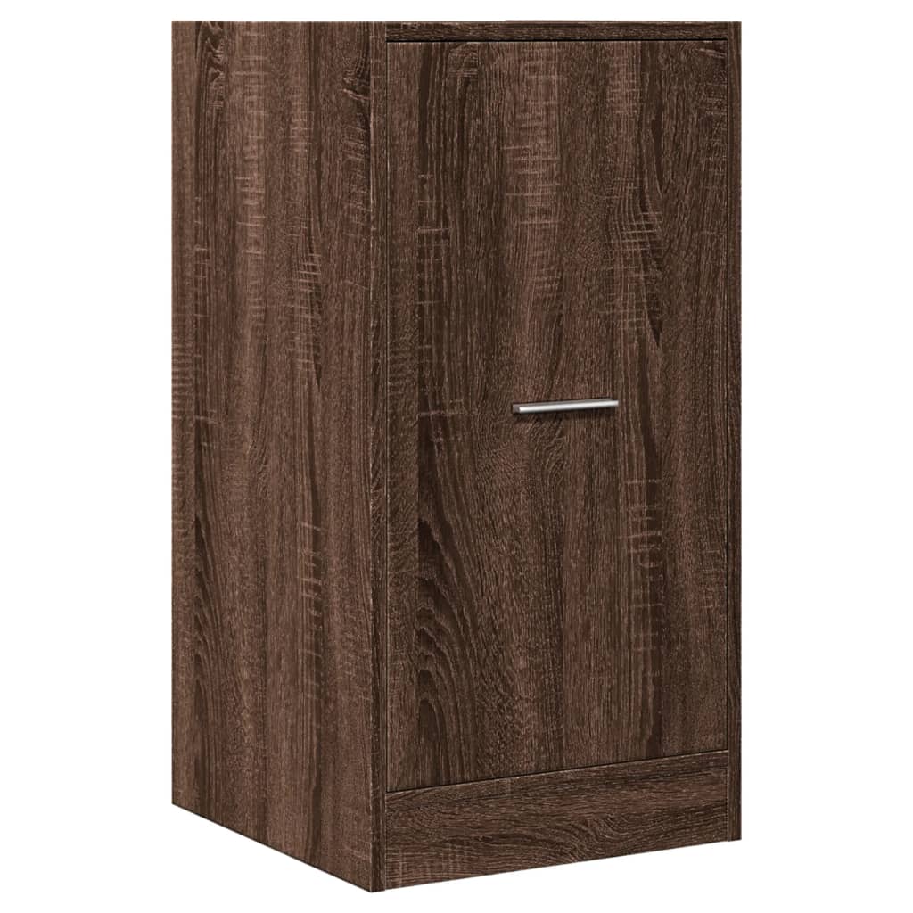 Apothecary Cabinet Brown Oak 40x41x77.5 cm Engineered Wood