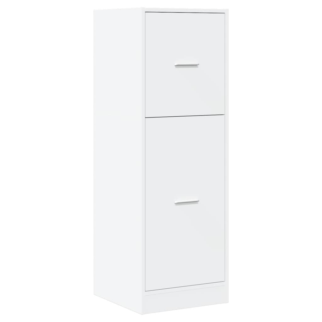 Apothecary Cabinet White 40x41x118 cm Engineered Wood