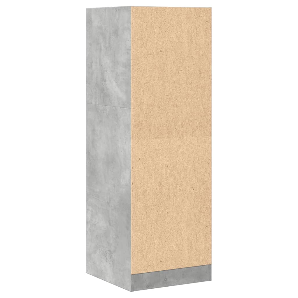 Apothecary Cabinet Concrete Grey 40x41x118 cm Engineered Wood