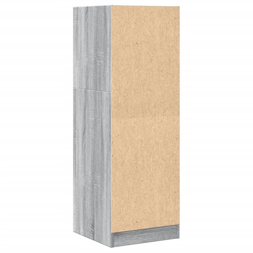 Apothecary Cabinet Grey Sonoma 40x41x118 cm Engineered Wood