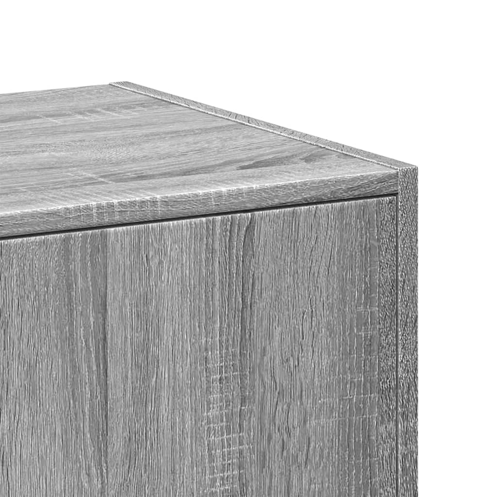 Apothecary Cabinet Grey Sonoma 40x41x118 cm Engineered Wood