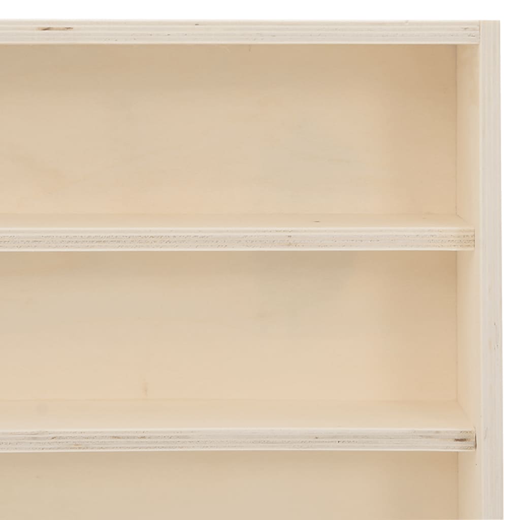 Wall Display Cabinet with 6 Shelves 40x8.5x55 cm