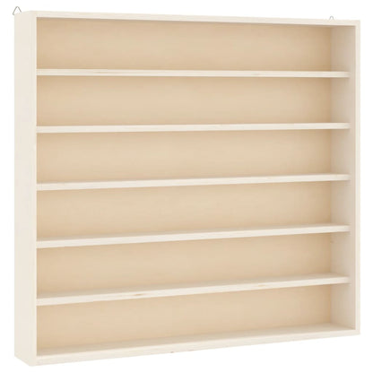 Wall Display Cabinet with 6 Shelves 60x8.5x55 cm