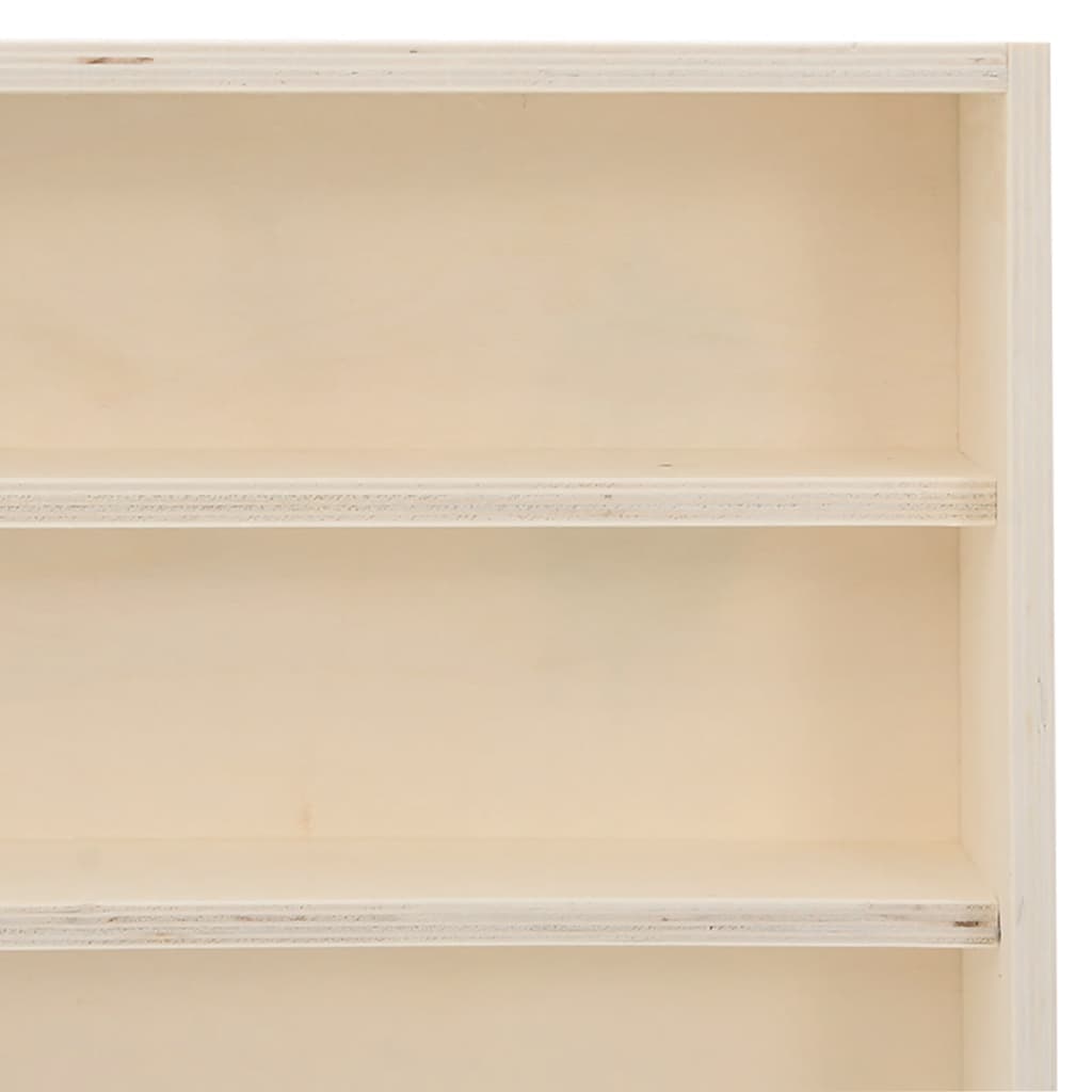 Wall Display Cabinet with 6 Shelves 100x8.5x55 cm