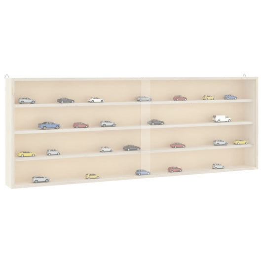 Wall Display Cabinet with Doors 100x8.5x37 cm