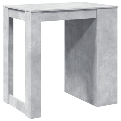 Bar Table Concrete Grey 102x70x103.5 cm Engineered Wood