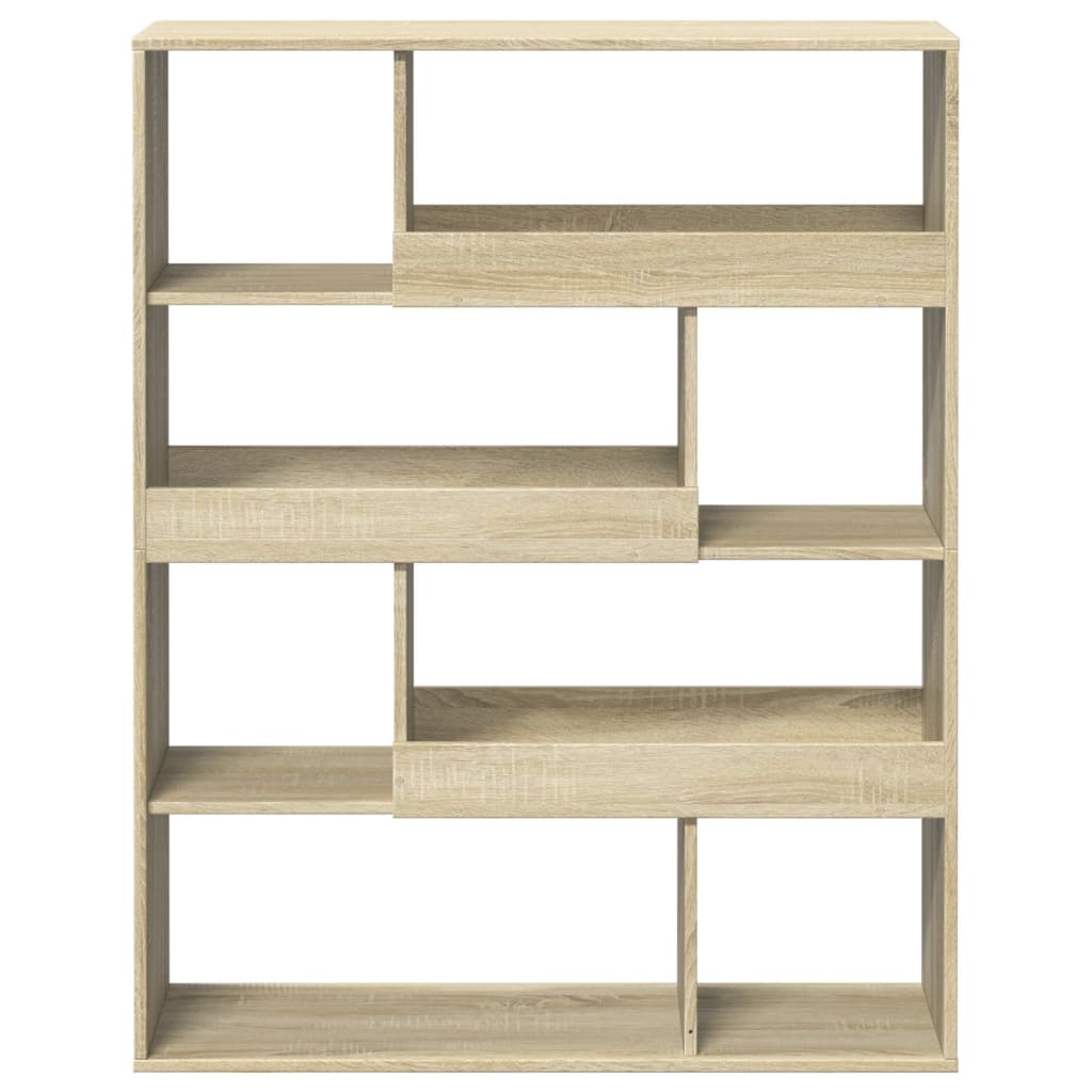 Bookcase Sonoma Oak 100x33x125.5 cm Engineered Wood