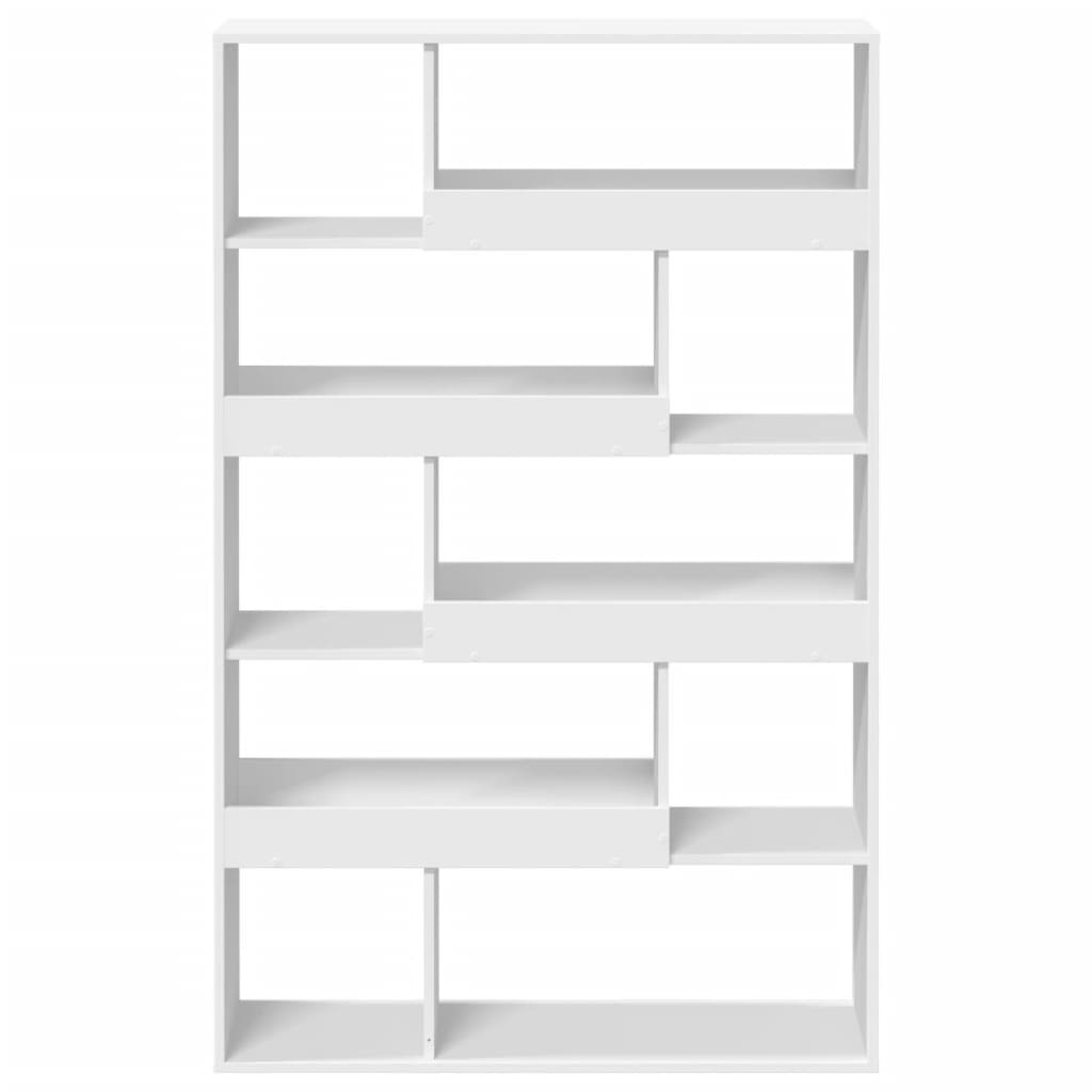 Bookcase White 100x33x156.5 cm Engineered Wood