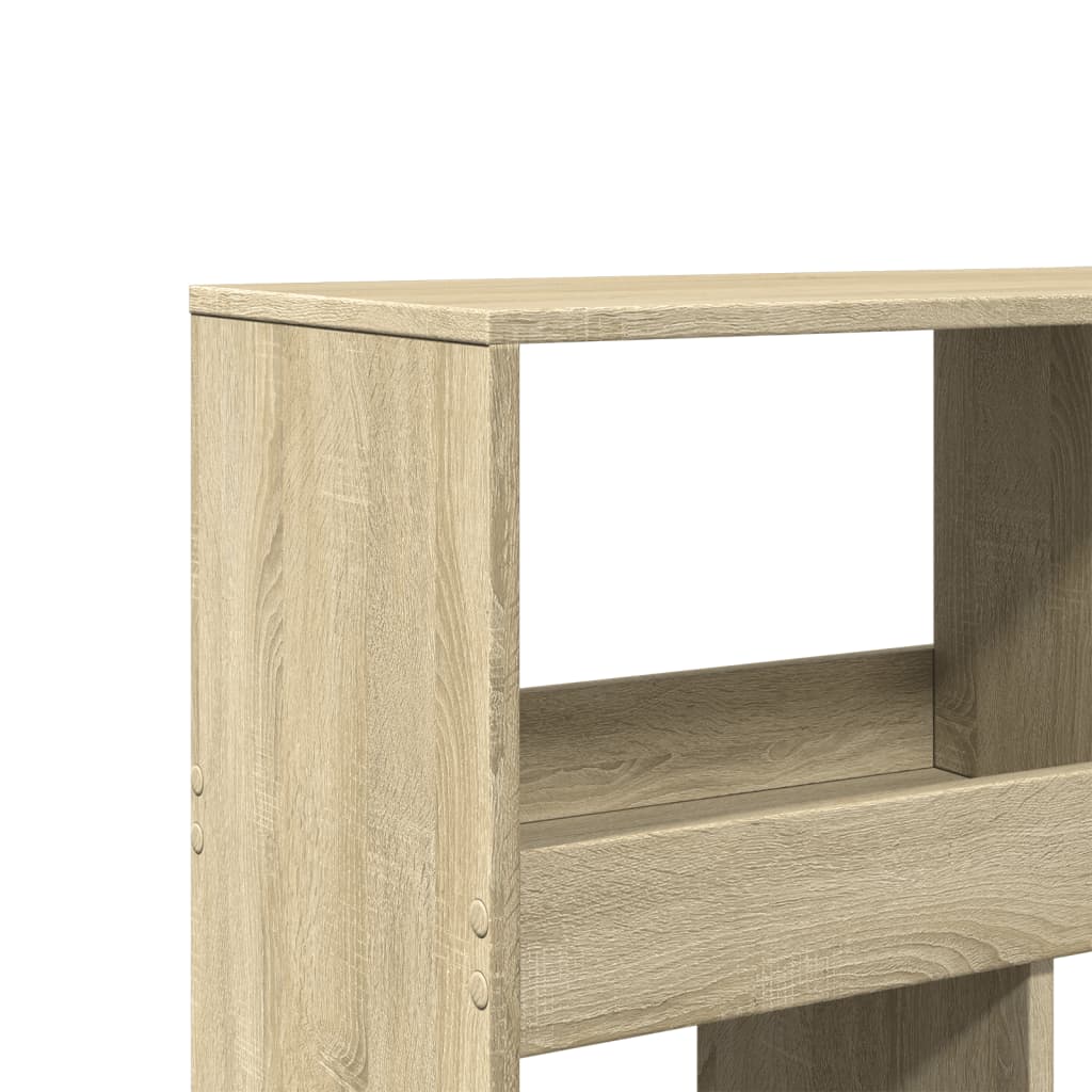 Bookcase Sonoma Oak 100x33x125.5 cm Engineered Wood