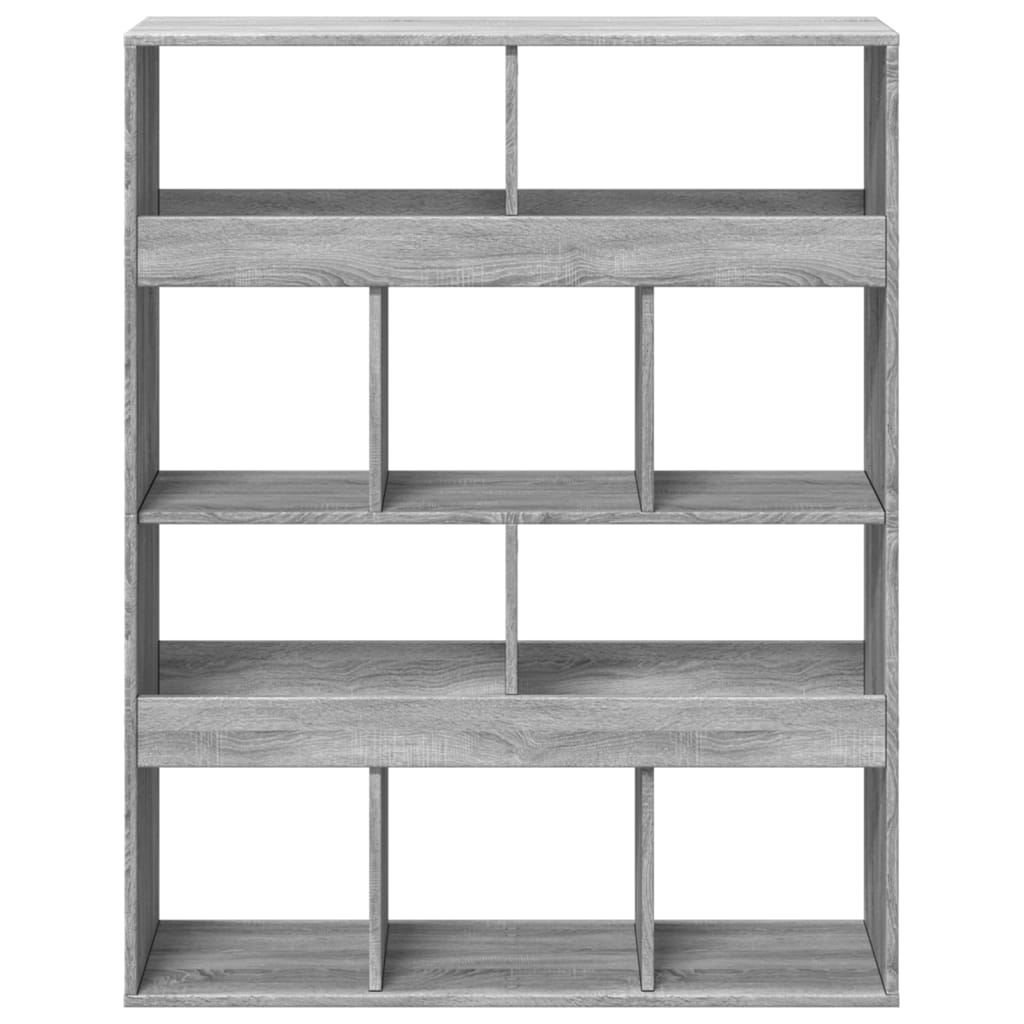 Bookcase Grey Sonoma 100x33x125.5 cm Engineered Wood