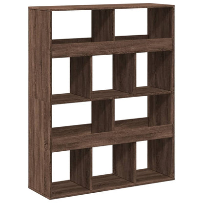 Bookcase Brown Oak 100x33x125.5 cm Engineered Wood