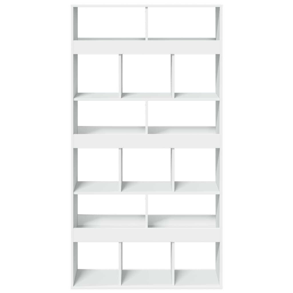 Bookcase White 100x33x187.5 cm Engineered Wood