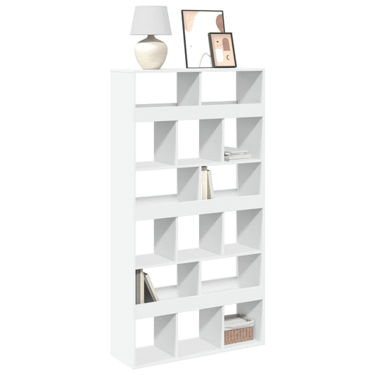 Bookcase White 100x33x187.5 cm Engineered Wood