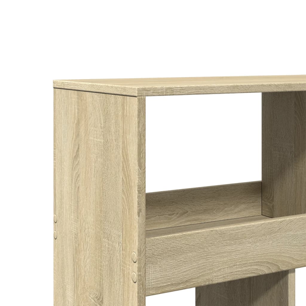 Bookcase Sonoma Oak 100x33x187.5 cm Engineered Wood