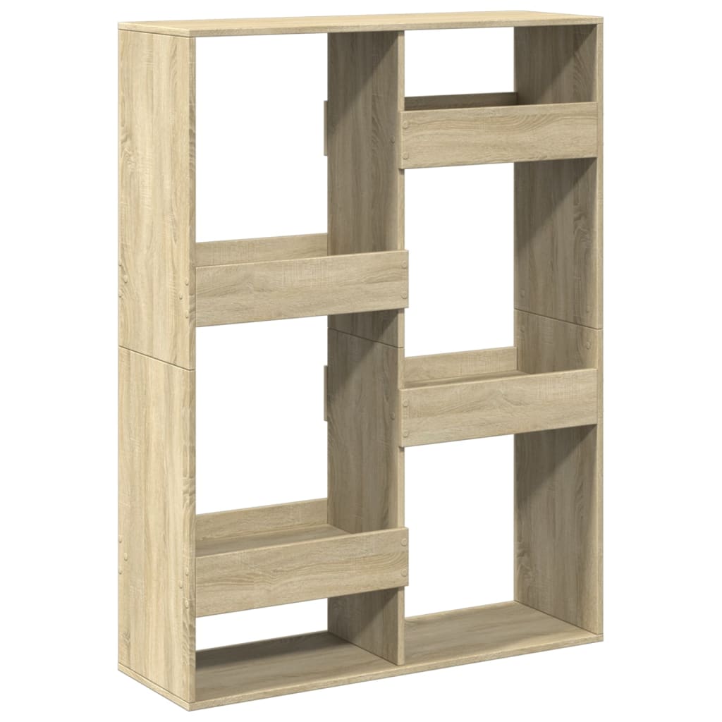 Bookcase Sonoma Oak 100x33x135 cm Engineered Wood