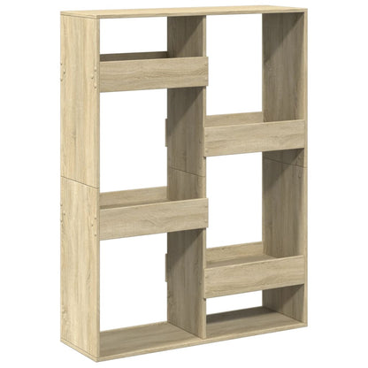 Bookcase Sonoma Oak 100x33x135 cm Engineered Wood